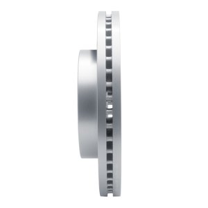 Ford Bronco Brake Rotor (1) - Front Left - R1 Concepts - Drilled & Slotted - Silver - `19-`25